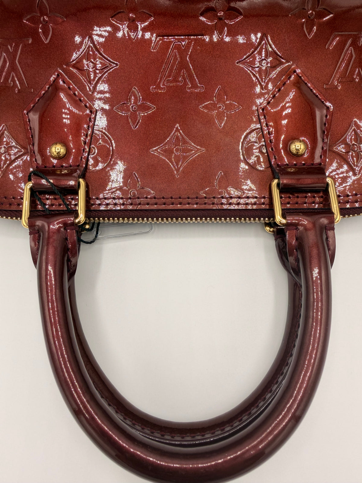 Louis Vuitton Monogram Vernis Alma [PM] in Amarante | Authenticated