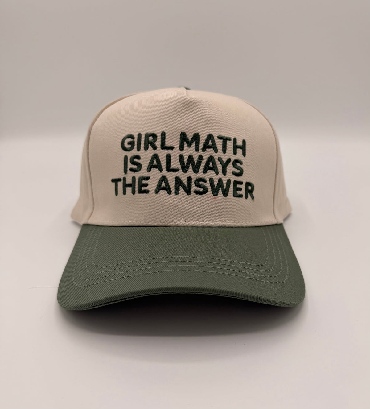HAT | Girl Math - Beige/Sage