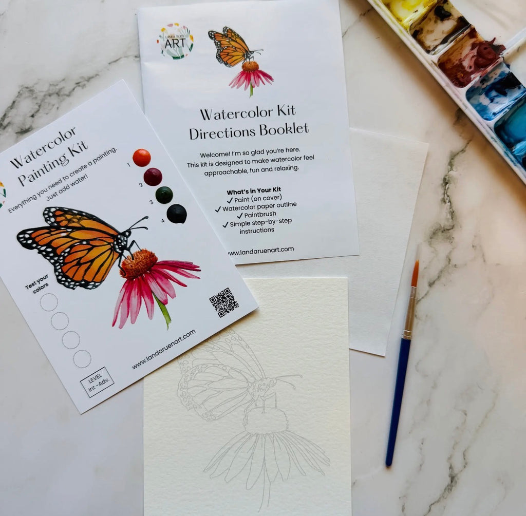 Monarch Buttertly Watercolor Kit