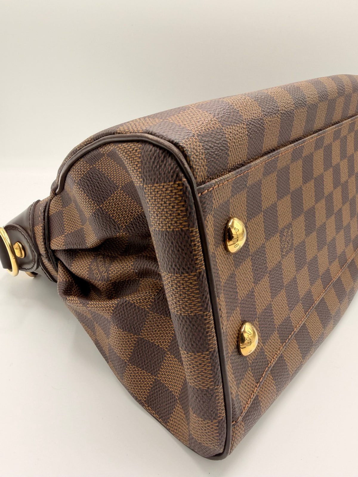 Louis Vuitton Damier Ebene Trevi PM Bag with Shoulder Strap