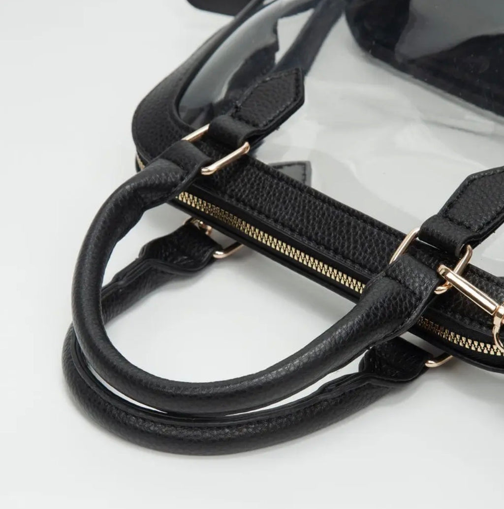 Analise Clear Satchel/ Crossbody Bag