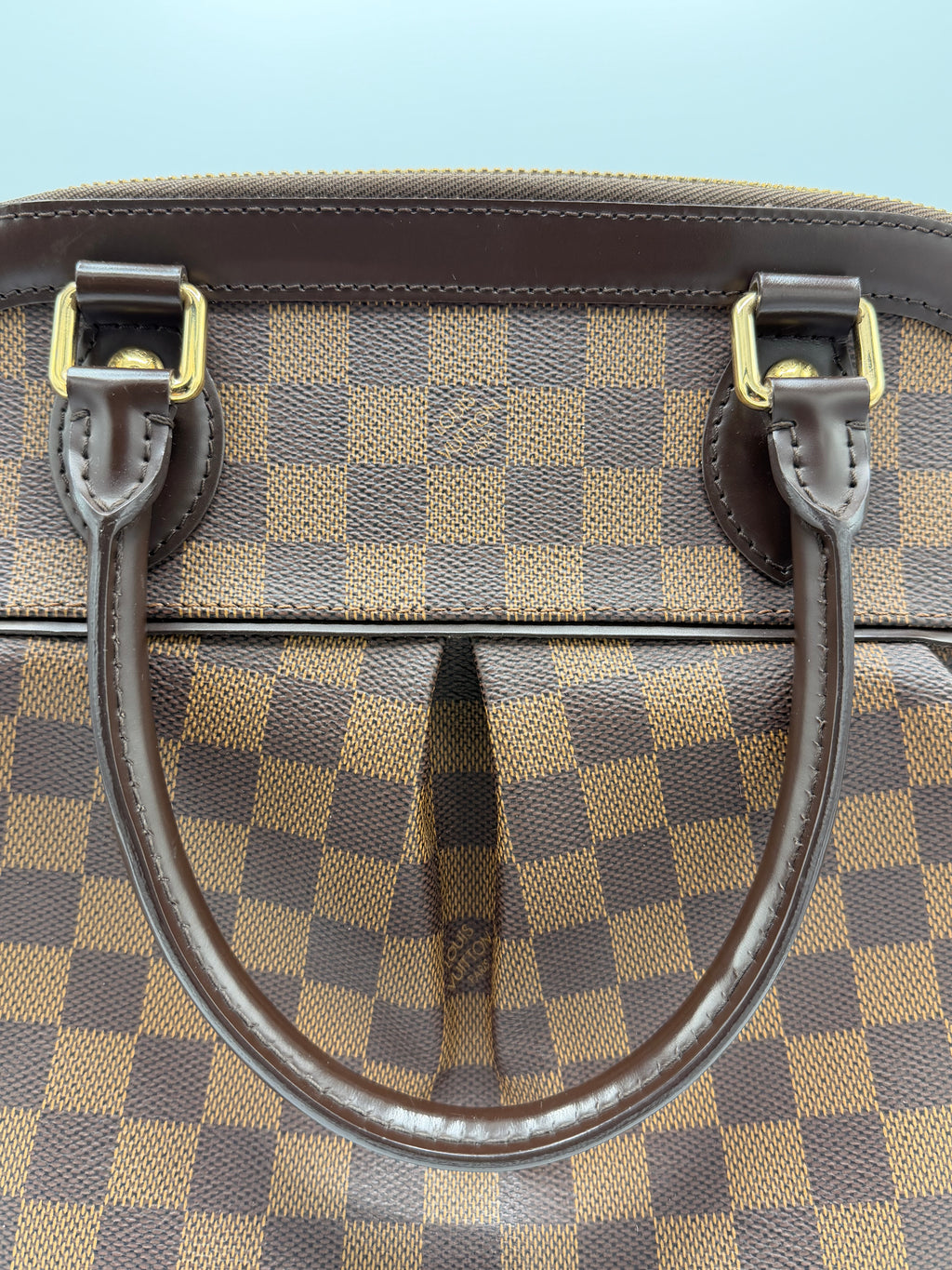 Louis Vuitton Damier Ebene Trevi PM Bag with Shoulder Strap
