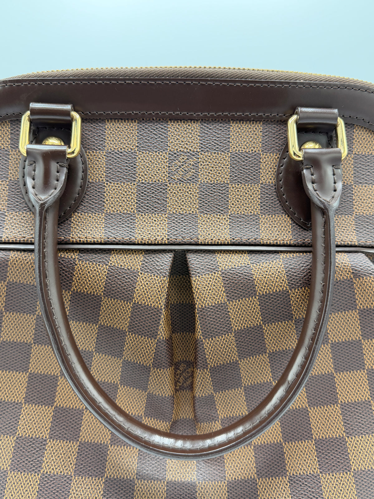 Louis Vuitton Damier Ebene Trevi PM Bag with Shoulder Strap