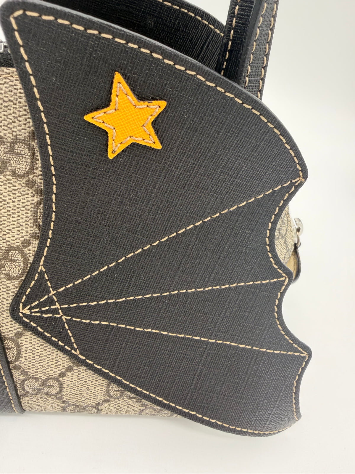 Gucci GG Supreme Bat Monster Mini Top Handle Bag
