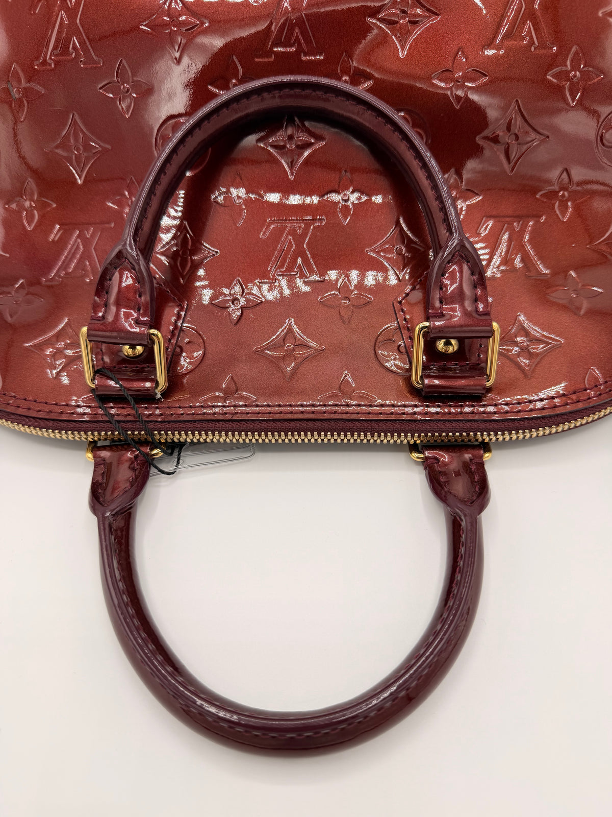 Louis Vuitton Monogram Vernis Alma [PM] in Amarante | Authenticated