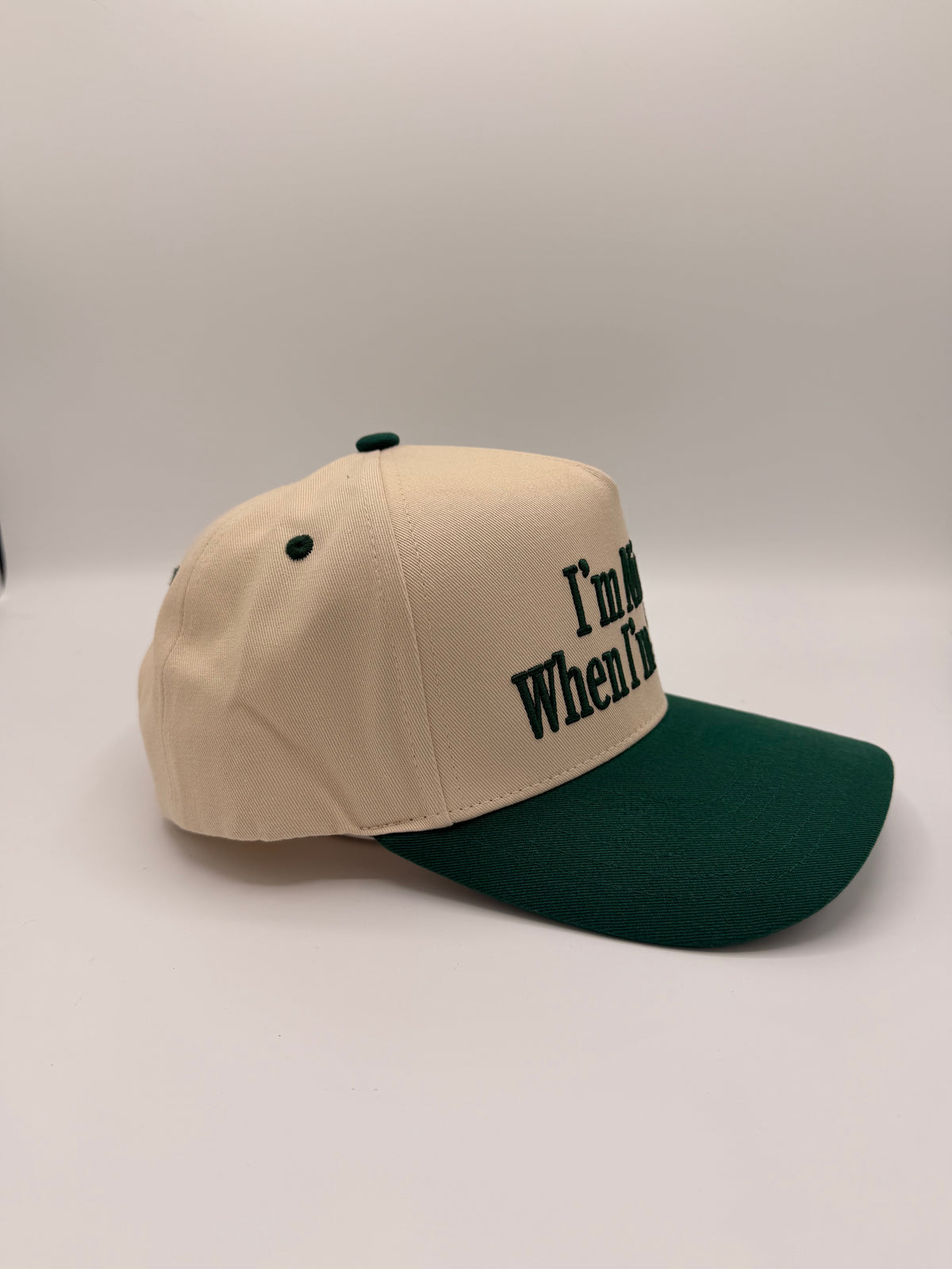 HAT | I’m Nicer When I’m Tipsy - Beige/Green