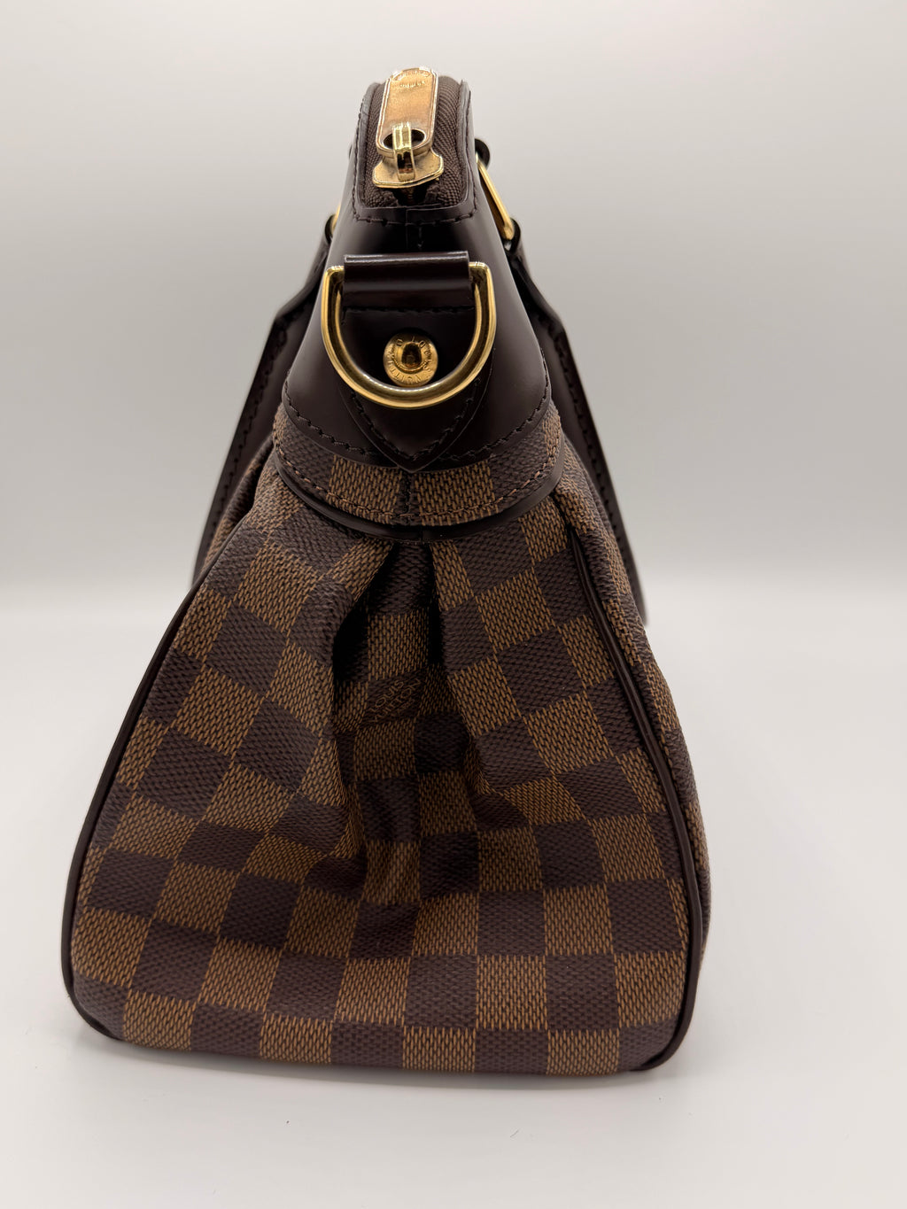 Louis Vuitton Damier Ebene Trevi PM Bag with Shoulder Strap