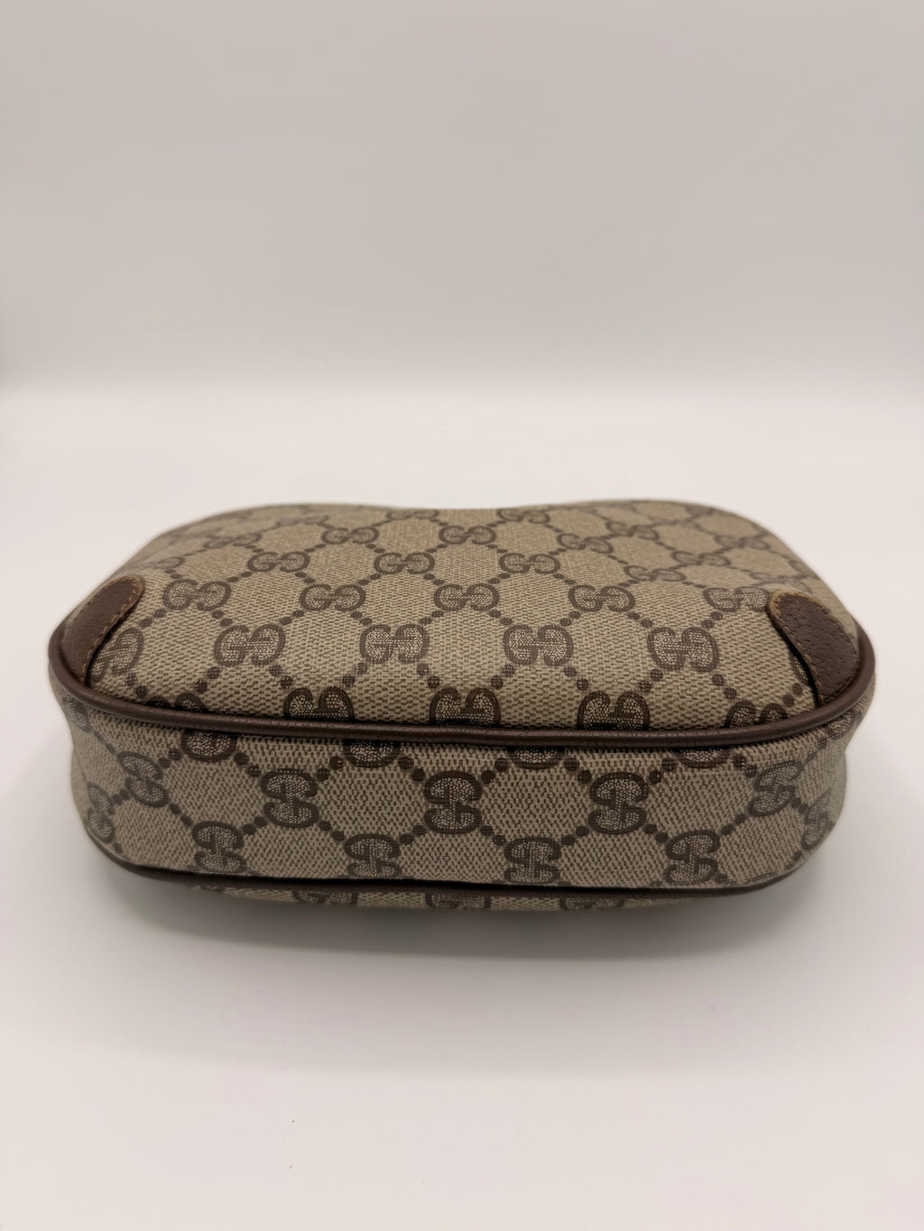 Vintage Gucci GG Supreme Sherry Line / Web Stripe Small Crossbody Bag [89.02.066]