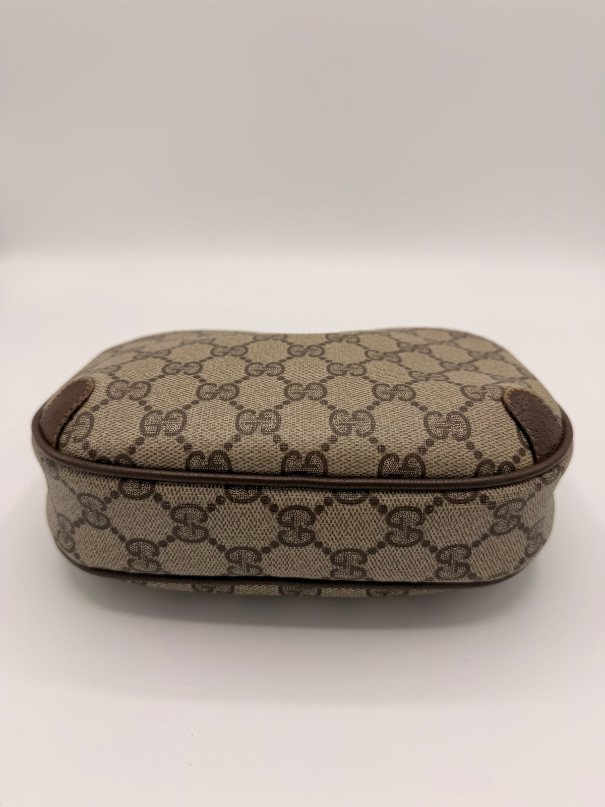 Vintage Gucci GG Supreme Sherry Line / Web Stripe Small Crossbody Bag [89.02.066]