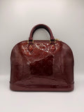 Louis Vuitton Monogram Vernis Alma [PM] in Amarante | Authenticated