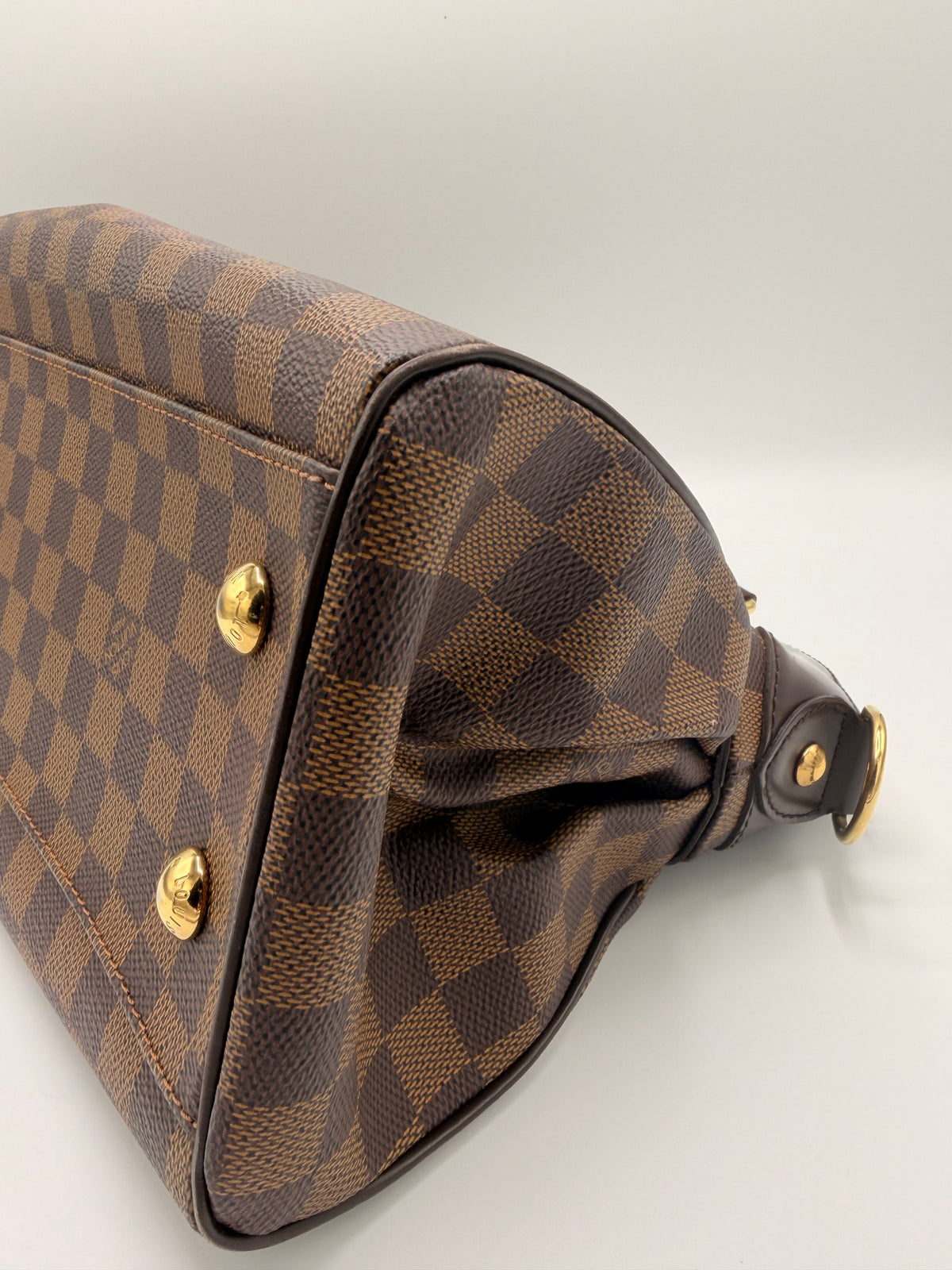 Louis Vuitton Damier Ebene Trevi PM Bag with Shoulder Strap