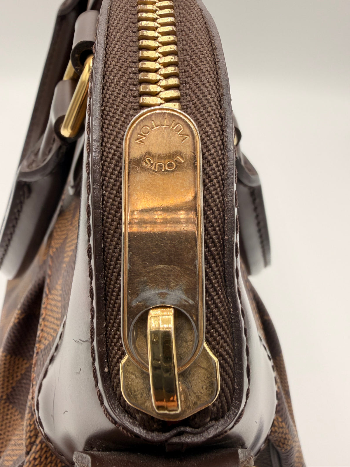 Louis Vuitton Damier Ebene Trevi PM Bag with Shoulder Strap