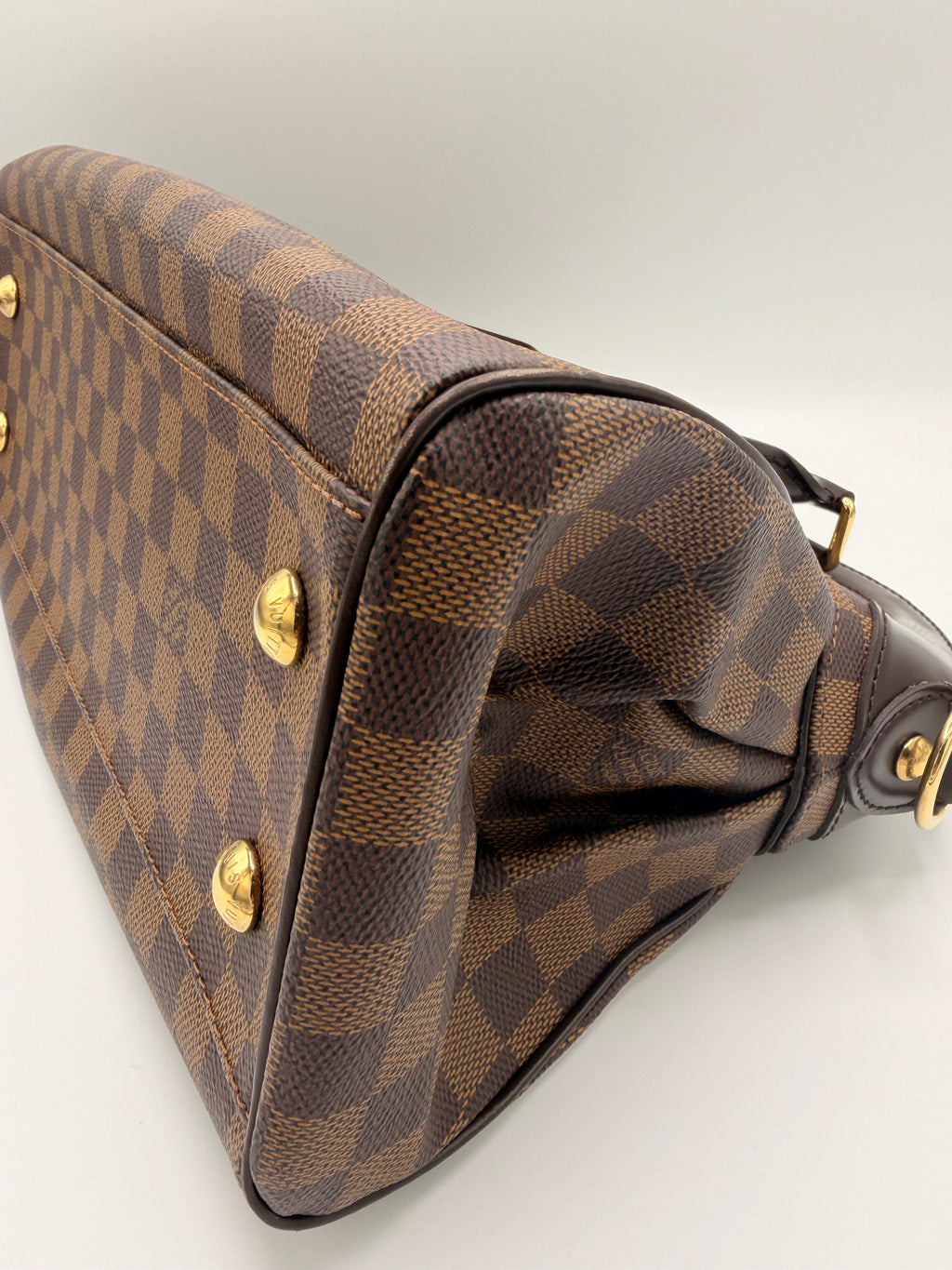 Louis Vuitton Damier Ebene Trevi PM Bag with Shoulder Strap