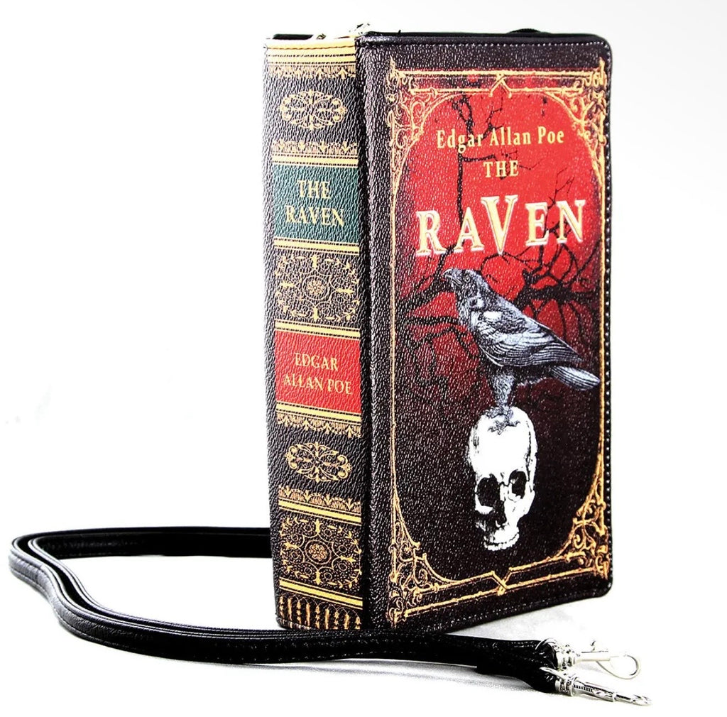The Raven Vintage Book Clutch Bag in Vinyl