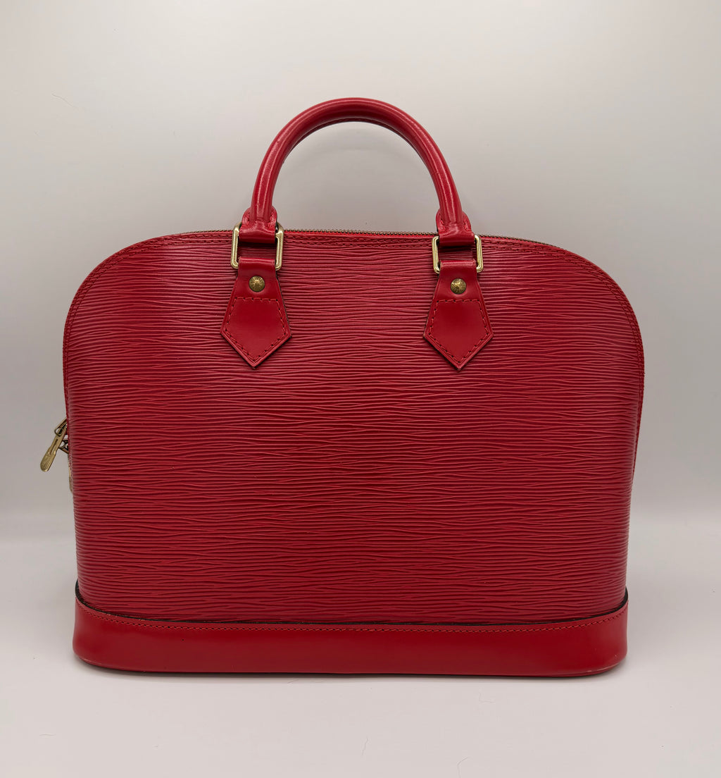Louis Vuitton Alma PM Epi Leather Bag – Red, 1996 Vintage