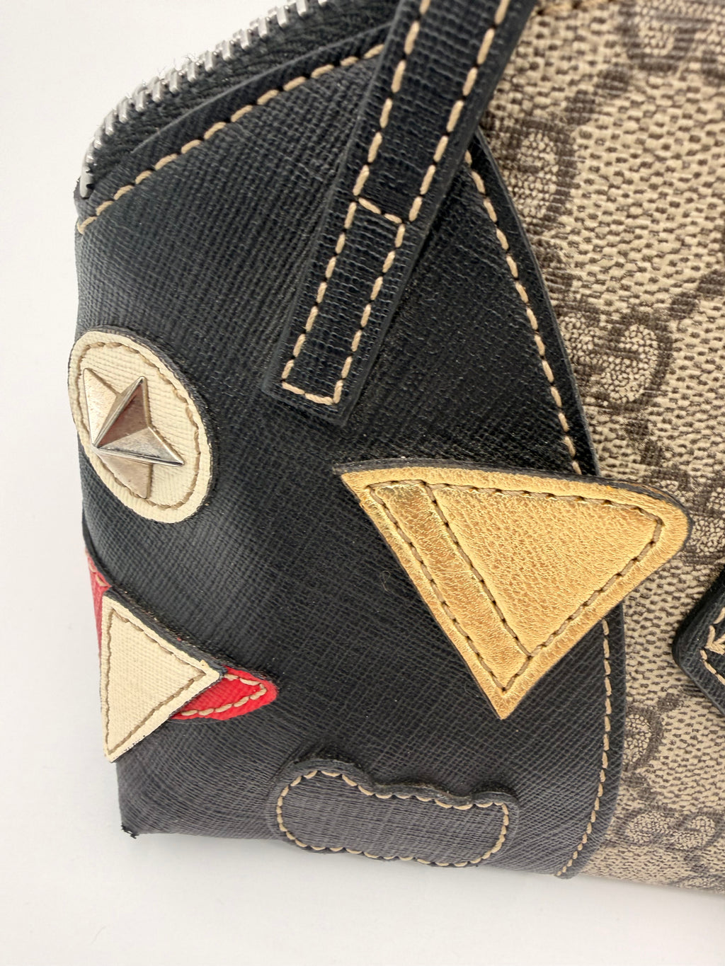 Gucci GG Supreme Bat Monster Mini Top Handle Bag