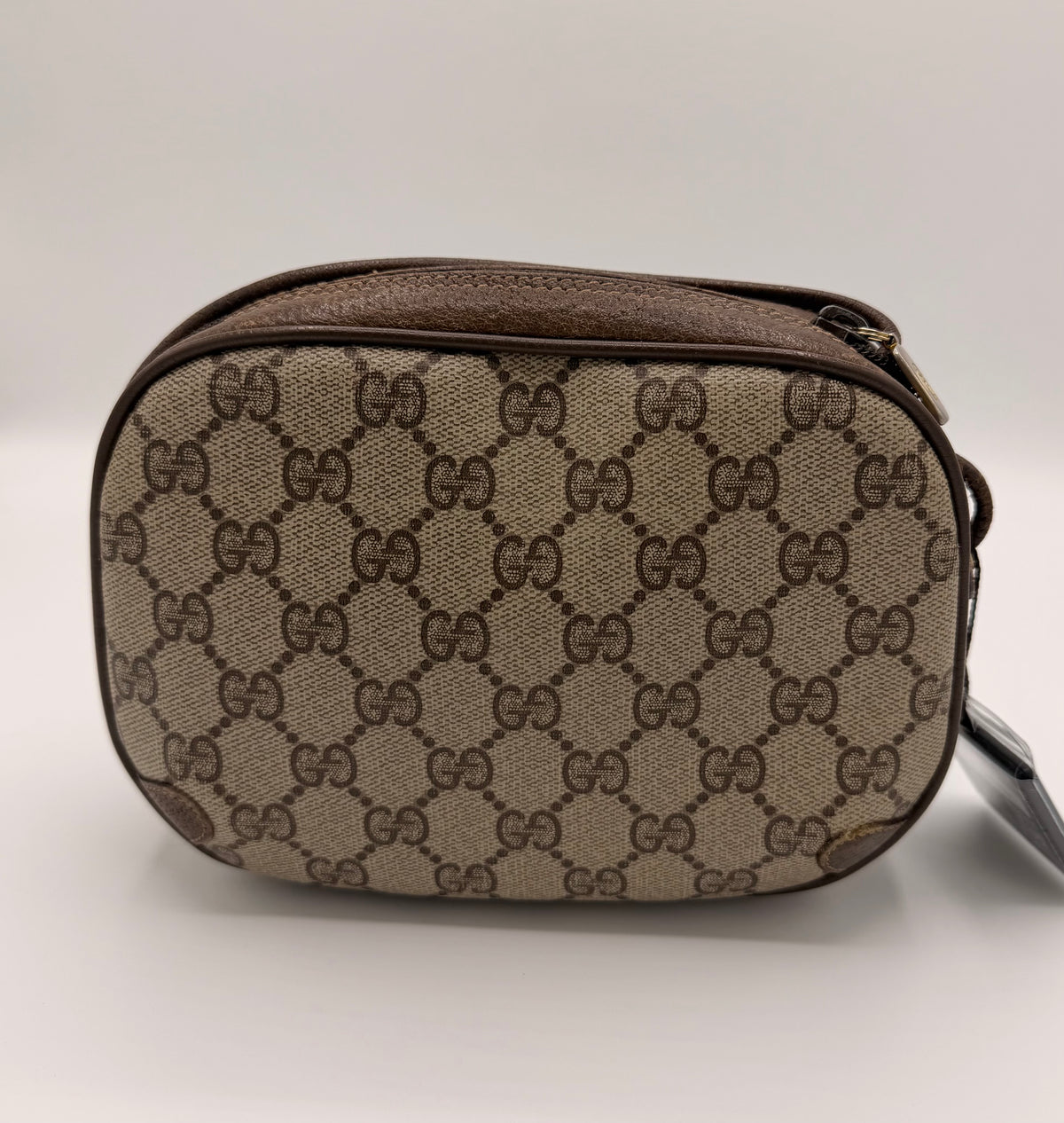 Vintage Gucci GG Supreme Sherry Line / Web Stripe Small Crossbody Bag [89.02.066]