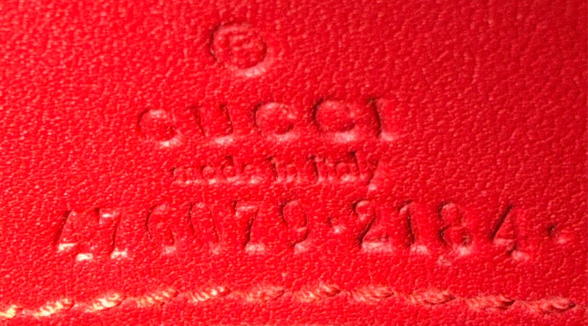 Gucci Queen Margaret Tricolor Leather Mini Bag / Wallet on Chain (WOC)