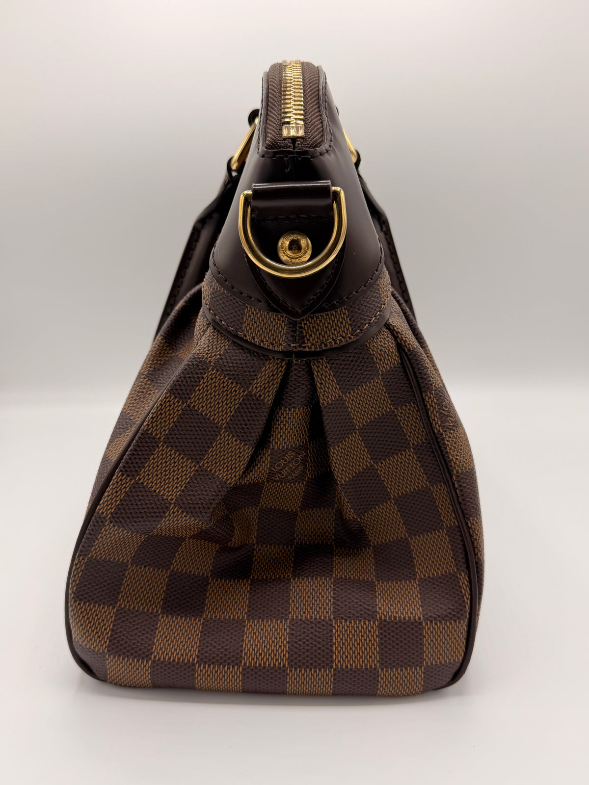 Louis Vuitton Damier Ebene Trevi PM Bag with Shoulder Strap