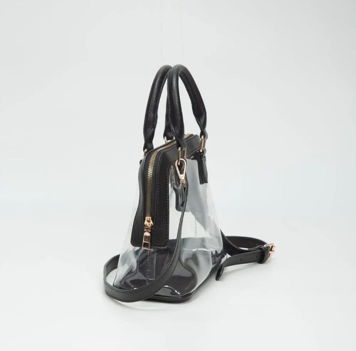 Analise Clear Satchel/ Crossbody Bag