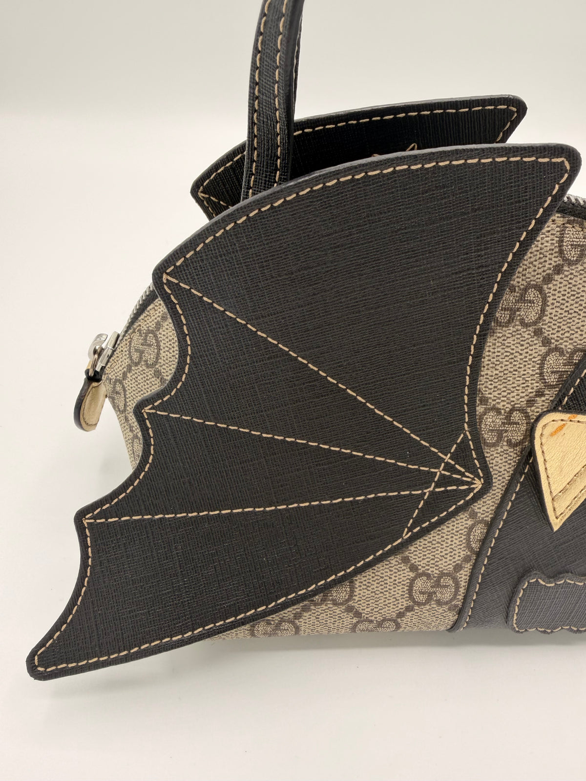 Gucci GG Supreme Bat Monster Mini Top Handle Bag