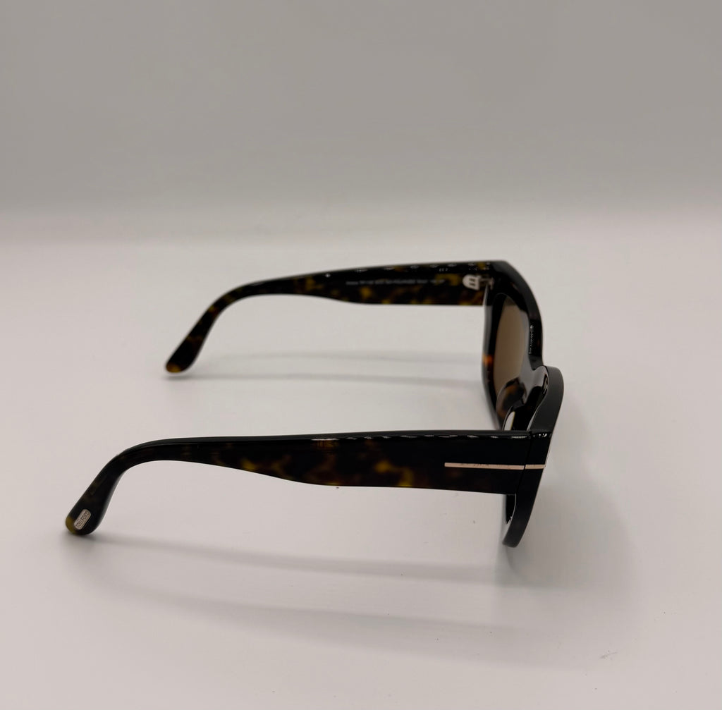 Tom Ford Athena TF1190 52H Polarized Sunglasses – Dark Havana/Brown – New with Case