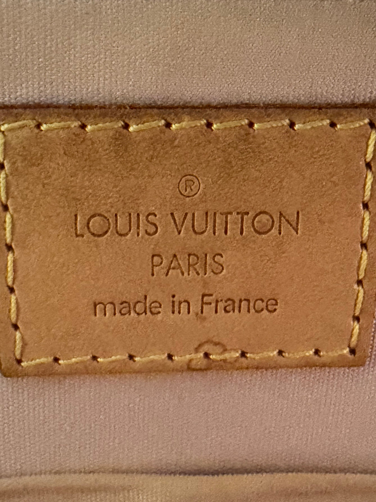 Louis Vuitton Alma BB Monogram Vernis Beige