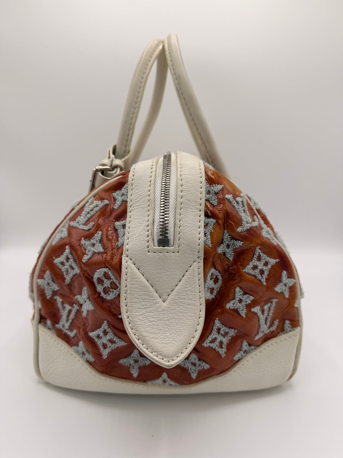 Louis Vuitton Monogram Bouclettes Speedy Round 30 | 2012 Limited Edition | Amber Toned |Authenticated