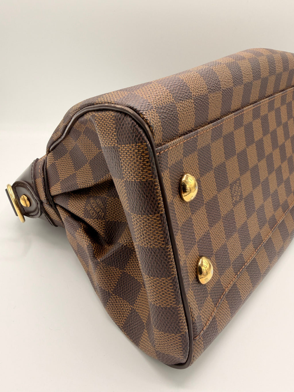 Louis Vuitton Damier Ebene Trevi PM Bag with Shoulder Strap
