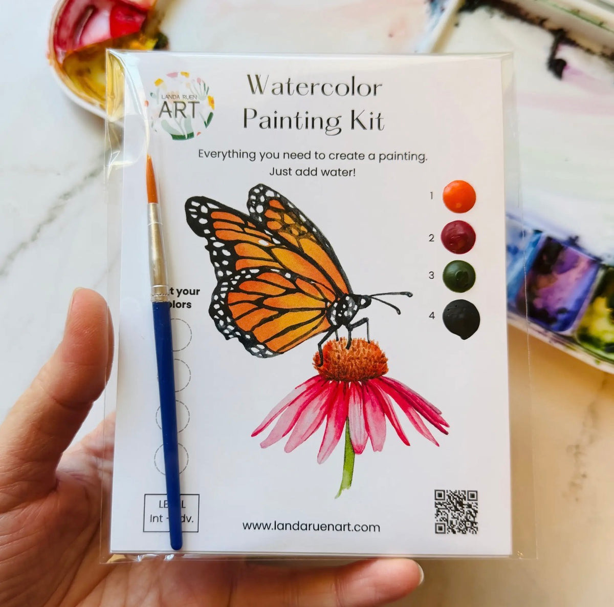 Monarch Buttertly Watercolor Kit