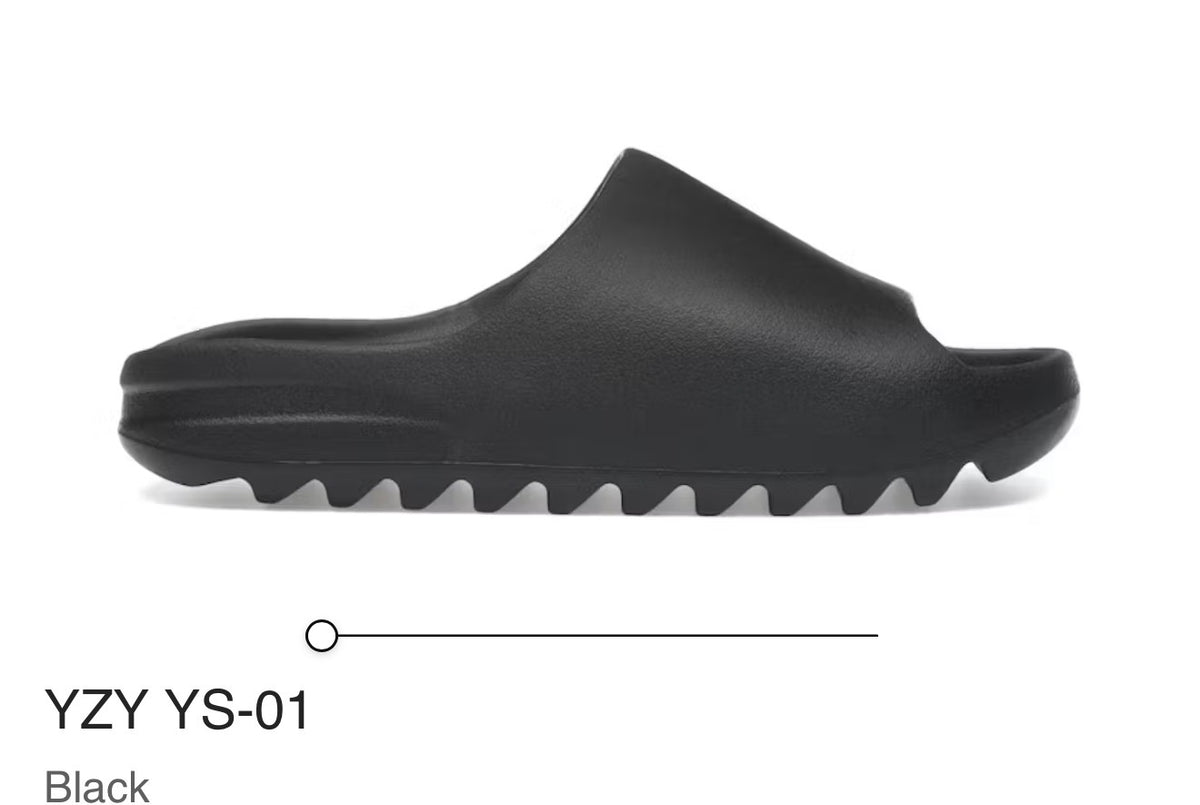 Yeezy Slides [YZY S-01] Black 7M | Brand New