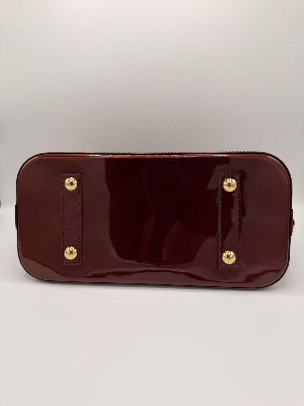 Louis Vuitton Monogram Vernis Alma [PM] in Amarante | Authenticated