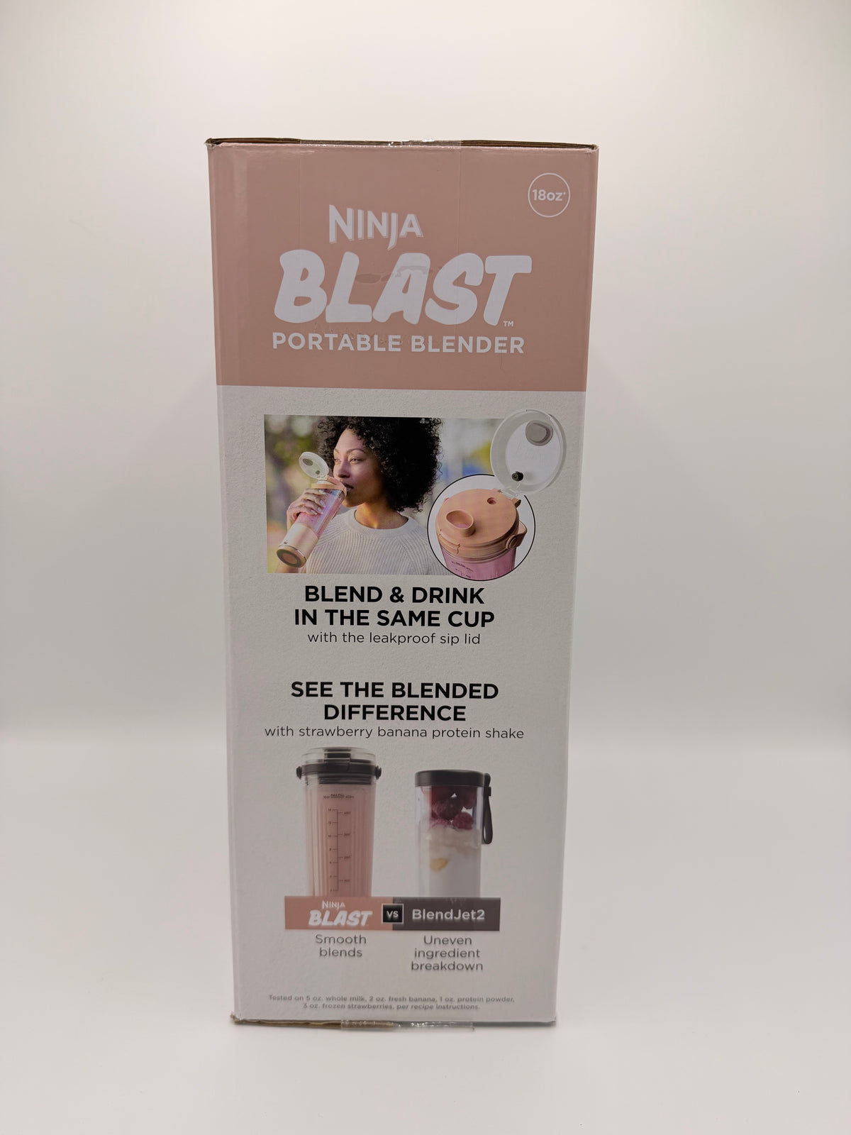 Ninja Blast Two-Pack Portable Blender – Peach & Stone