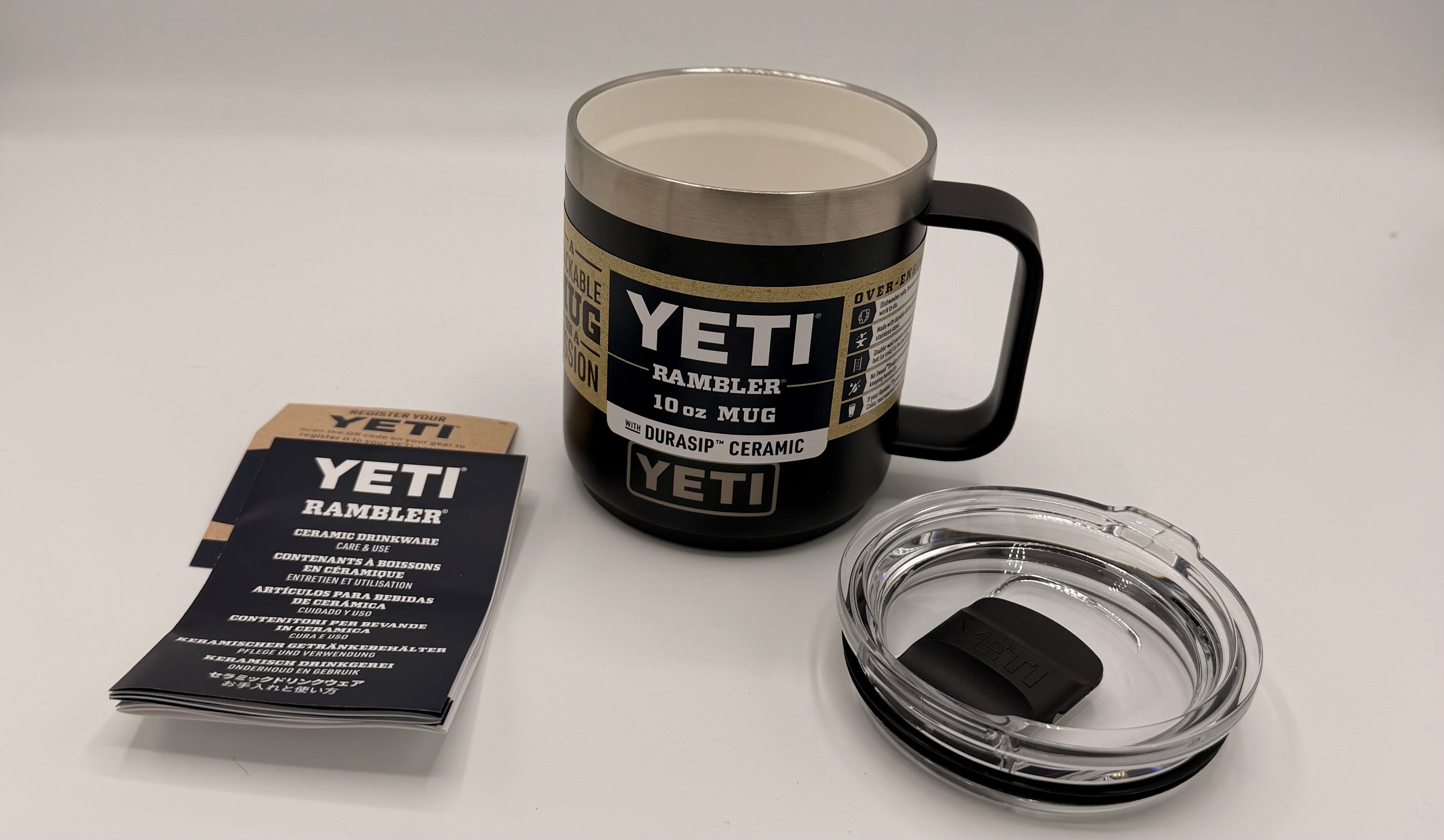 YETI Rambler 10 oz Mug with DuraSip Lid – [Black] – New