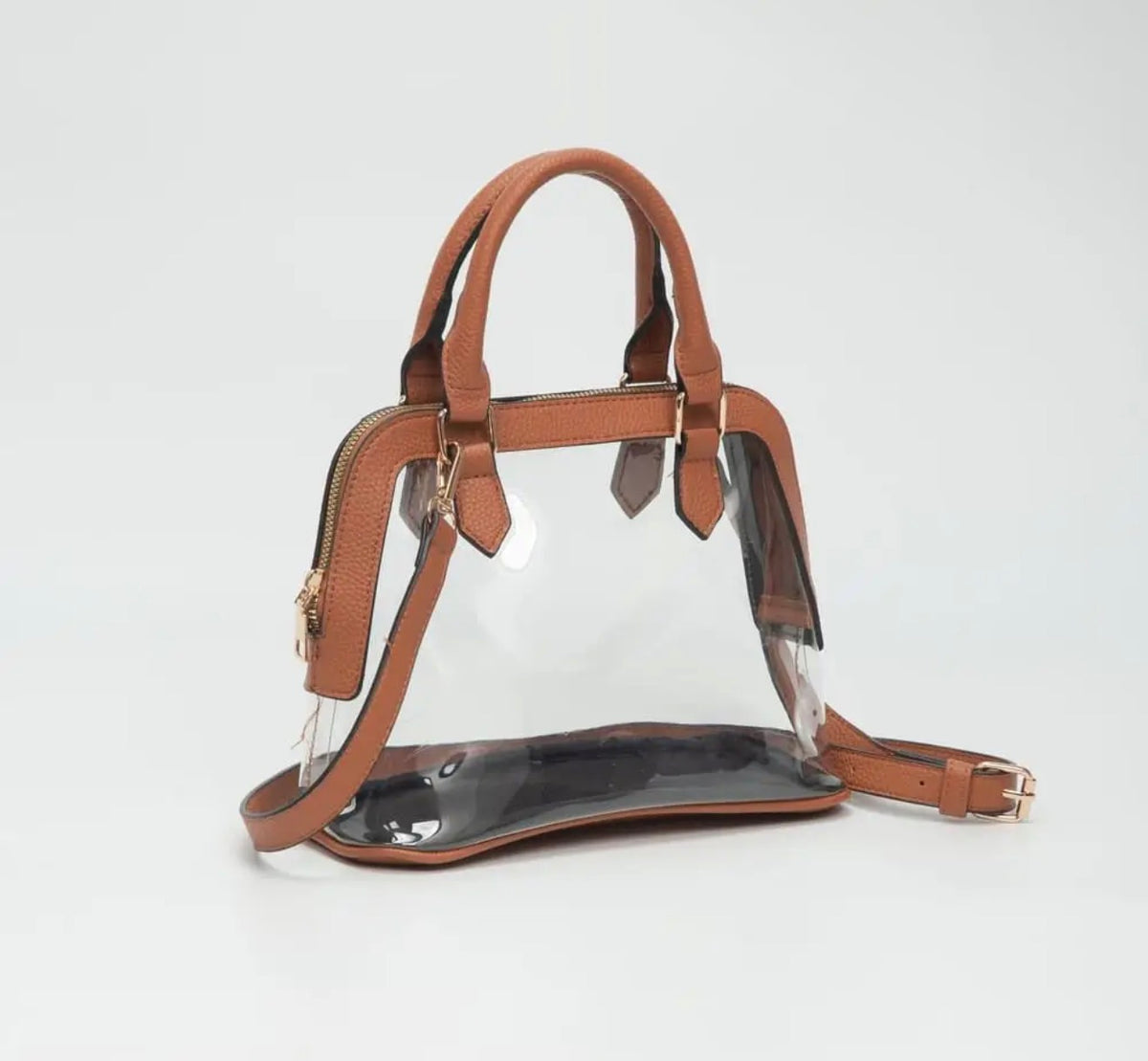 Analise Clear Satchel/ Crossbody Bag