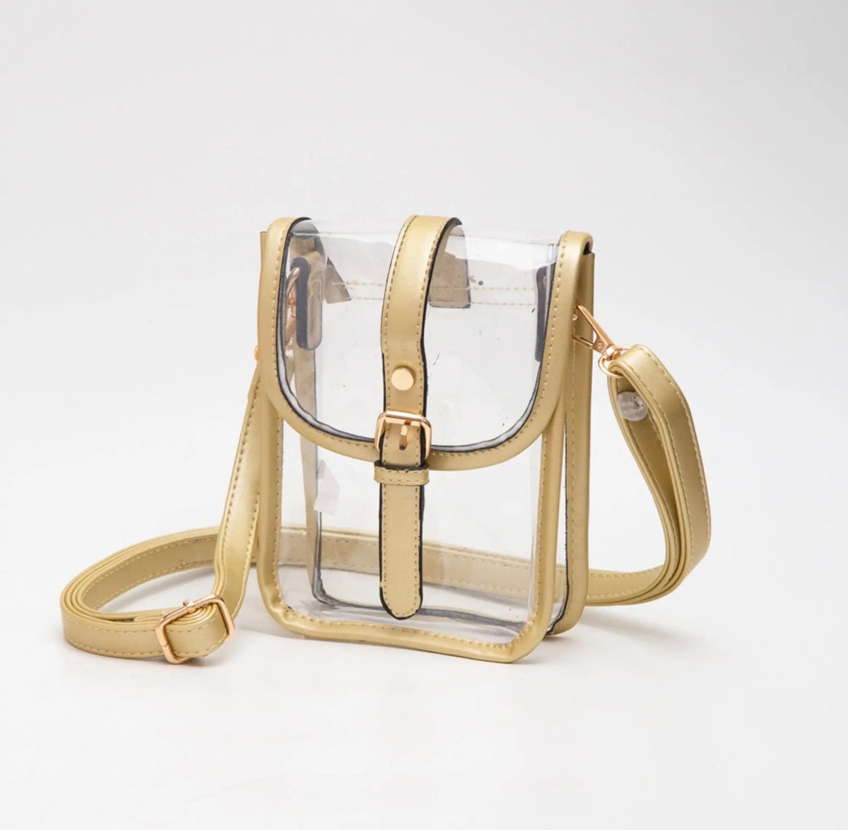 Game Day Clear Buckle Strap Mini Crossbody Bag
