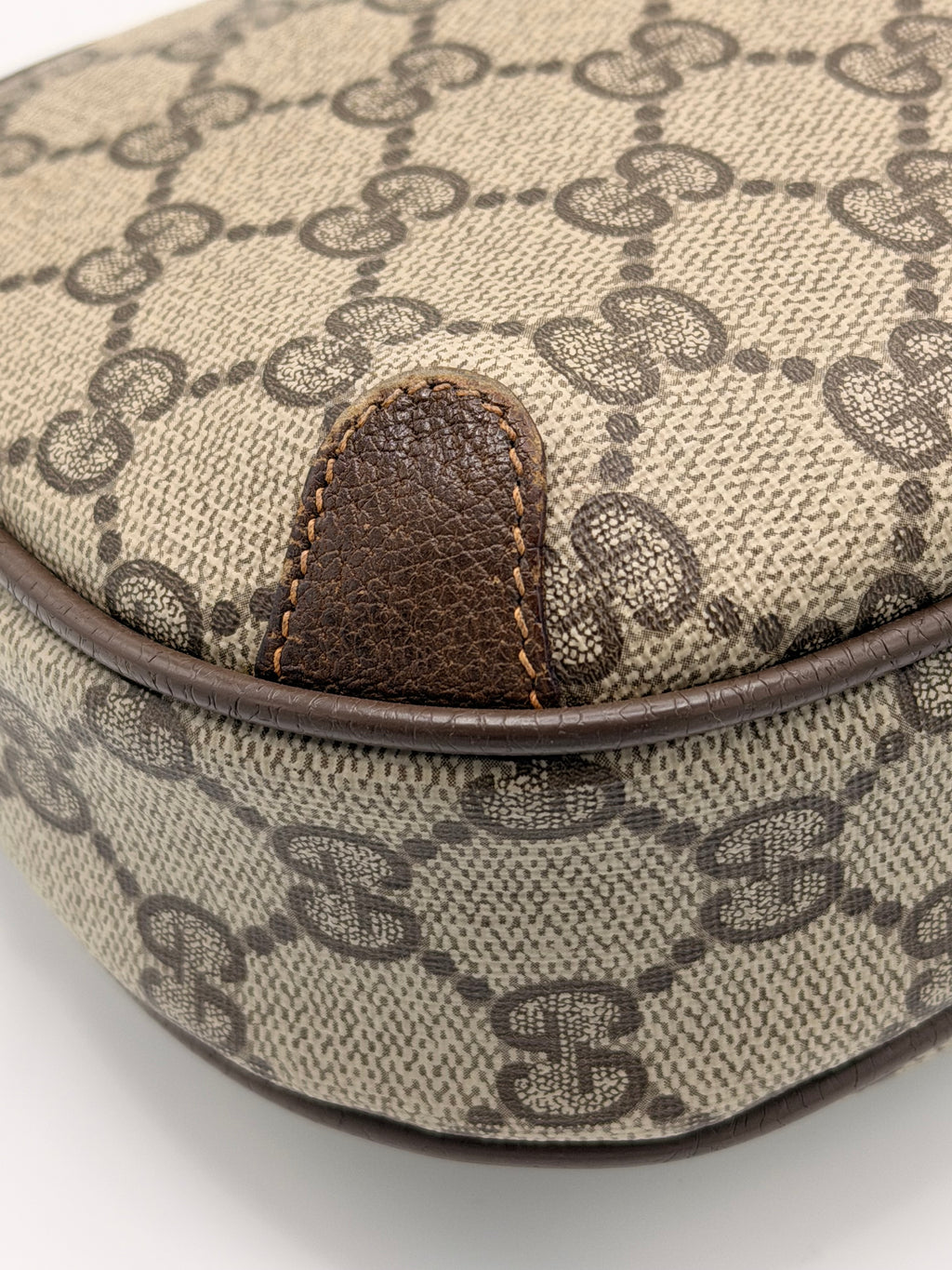 Vintage Gucci GG Supreme Sherry Line / Web Stripe Small Crossbody Bag [89.02.066]