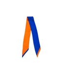 Twilly Scarf (ROYAL BLUE/ORANGE)