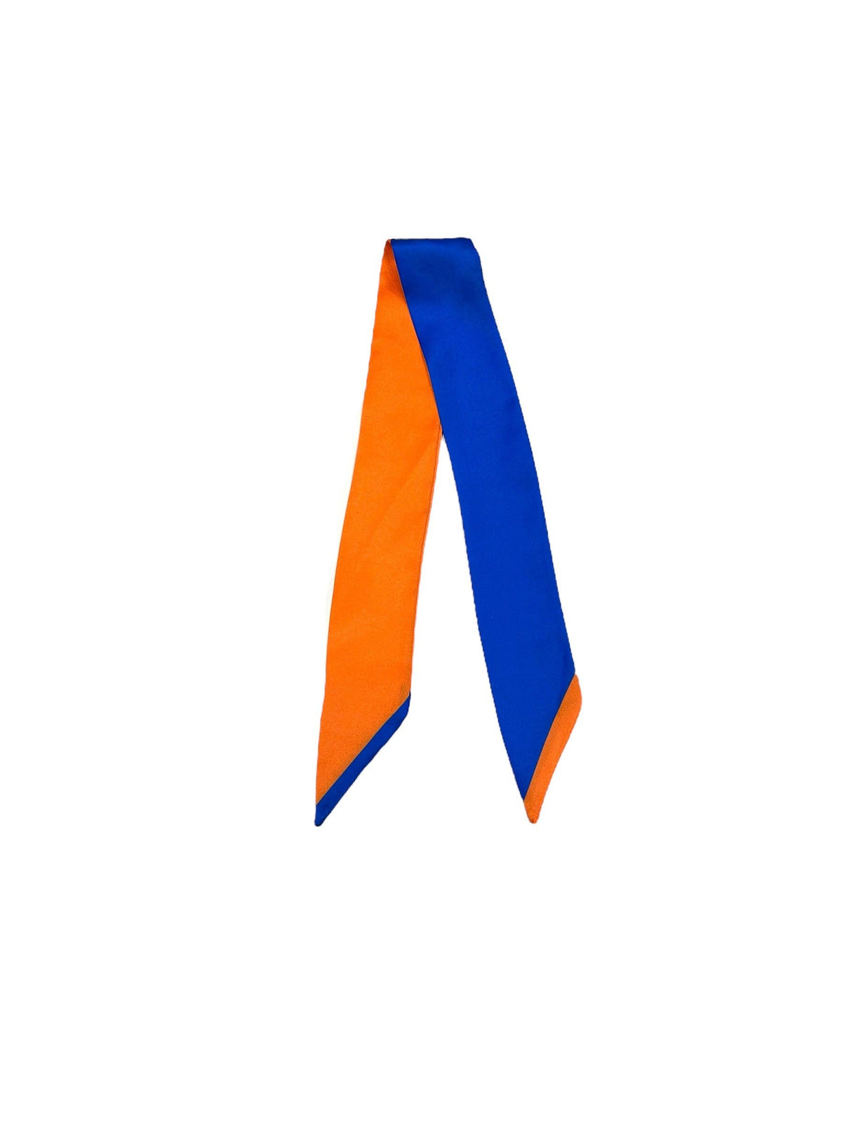 Twilly Scarf (ROYAL BLUE/ORANGE)