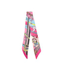 Twilly Scarf (PINK/LIME/LIGHTBLUE)